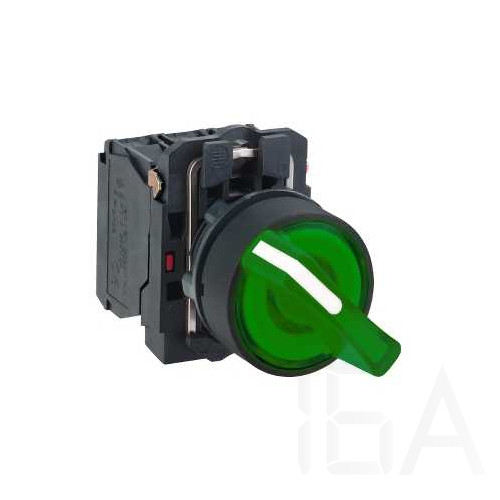 Schneider LED-es választókapcsoló, zöld,, XB5AK123G5