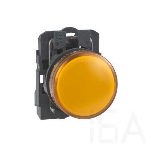 Schneider LED-es jelzőlámpa, narancssárga, 24V, XB5AVB5