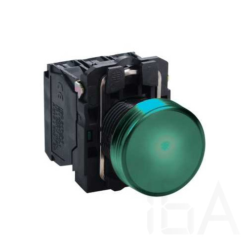 Schneider LED-es jelzőlámpa, zöld, 110…120V AC, XB5AVG3