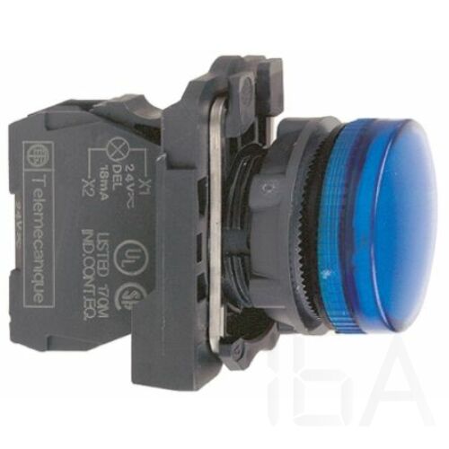 Schneider LED-es jelzőlámpa, kék, 110…120V AC, XB5AVG6