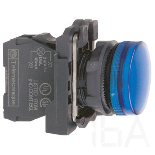 Schneider LED-es jelzőlámpa, kék, 110…120V AC, XB5AVG6