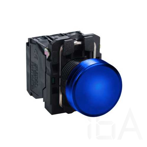 Schneider LED-es jelzőlámpa, kék, 230V AC, XB5AVM6