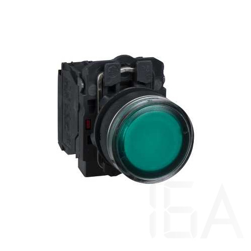 Schneider Világító nyomógomb, zöld, 250V 1NO+1NC, XB5AW3365