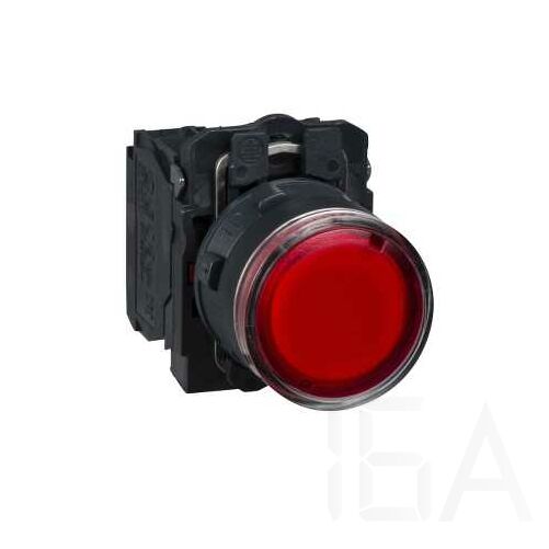 Schneider LED-es világító nyomógomb, piros, 110-120V, XB5AW34G5