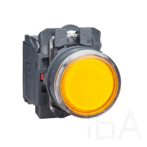 Schneider LED-es világító nyomógomb, narancssárga, 24V, XB5AW35B5