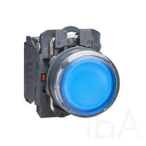 Schneider LED-es világító nyomógomb, kék, 24V, XB5AW36B5