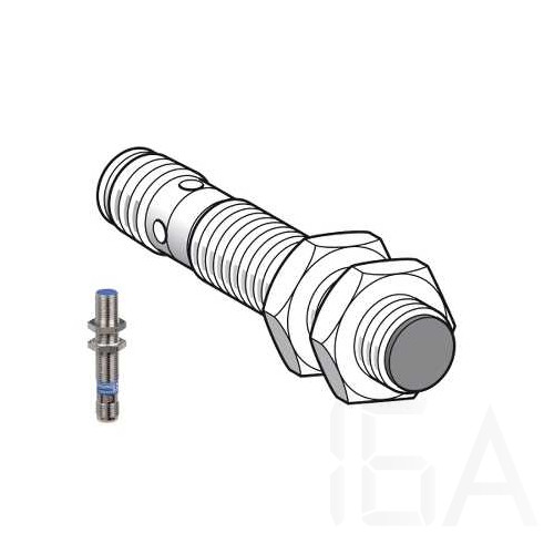 Schneider Induktív érz. XS6 M12 - L 65,5 mm - réz - Sn 7 mm - 12..48 V DC - M12 , XS612B4PAM12