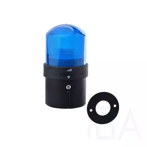 Schneider LED-es világítású jelzőoszlop, villogó, kék, 24V AC/DC, XVBL1B6