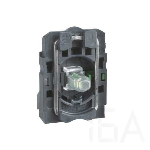 Schneider LED-es világító nyomógomb aljzat, fehér, 24V 1NO, ZB5AW0B11