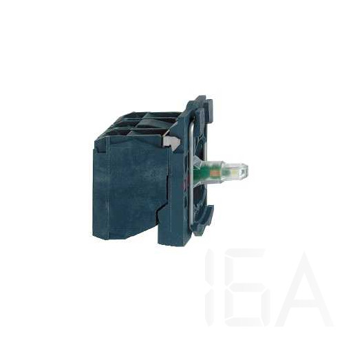 Schneider LED-es világító nyomógomb aljzat, fehér, 230-240V AC 1NO+1NC, ZB5AW0M15