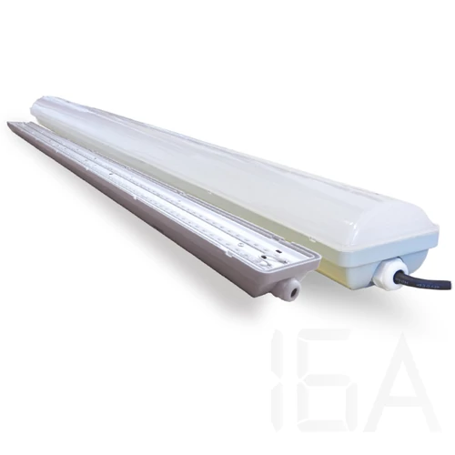 DeLux LED Por és páramentes lámpatest 60W, IP65, PC-búrával, 5200lm,4000K, DEL1366