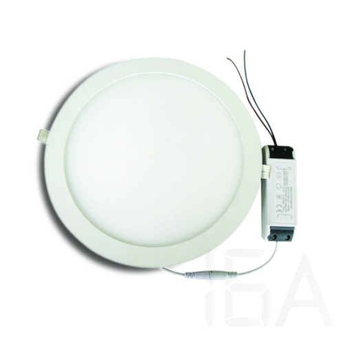DeLux LED panel/mélysugárzó, 24W 1800Lm 4000K kerek 300x21mm, süllyesztett, DEL1414