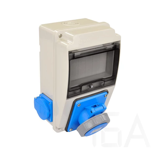 TP ipari doboz szerelt, vezeték nélkül, 2X(2P+F)+1x(3P32A) dugalj, IP67, 3318-002-2500   