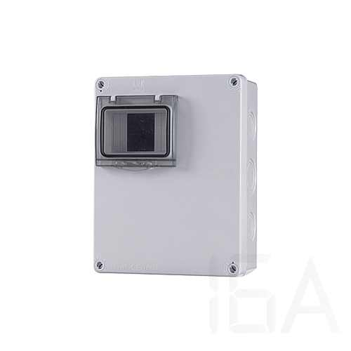 Jangar Üres ipari doboz 180x230x80mm 2-4 modul átlátszó ajtóval, IP65, JG-3510