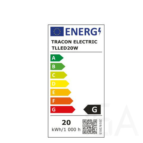 Tracon TLLED20W LED T8 bútorvilágító belső sorozatkapoccsal