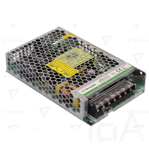 Tracon fémházas beltéri led tápegység 0-12,5A-ig 150W-os 12V DC, LDCV-150-12