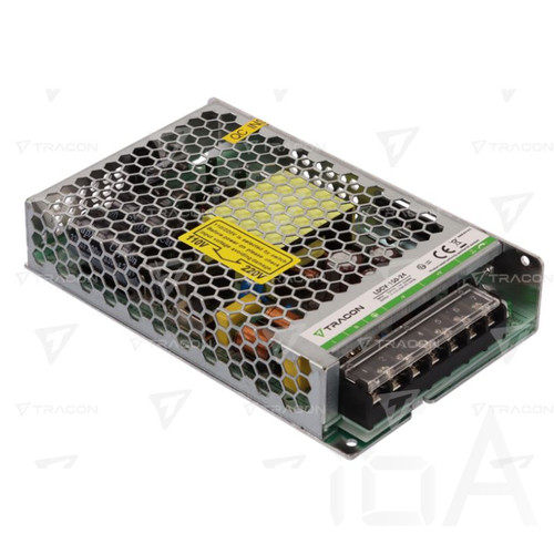 Tracon fémházas beltéri led tápegység 0-6,5A-ig 150W-os 24V DC, LDCV-150-24