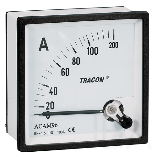 Tracon táblaműszer Közvetlen váltakozó áramú árammérő 96×96mm, 0-30V AC, ACAM96-30