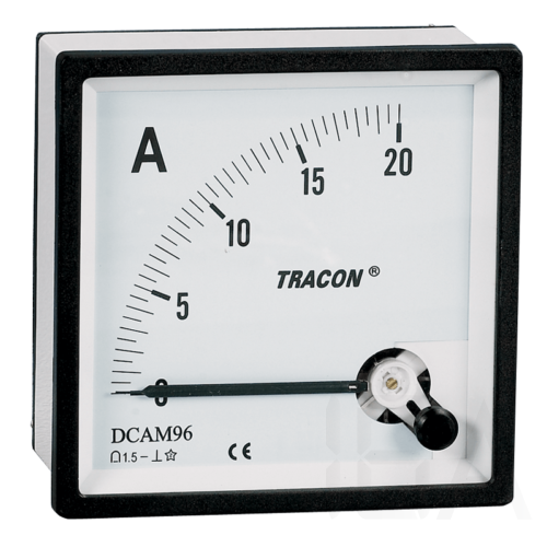 Tracon Analóg egyenáramú ampermérő közvetlen méréshez, DCAM48-20