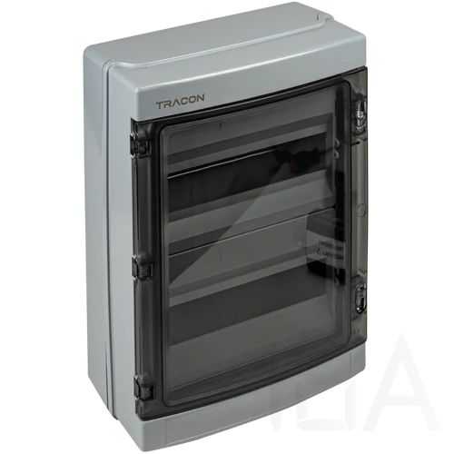 Tracon falon kívüli kiselosztó IP65, 2×12 modul, EDFKIP65N122