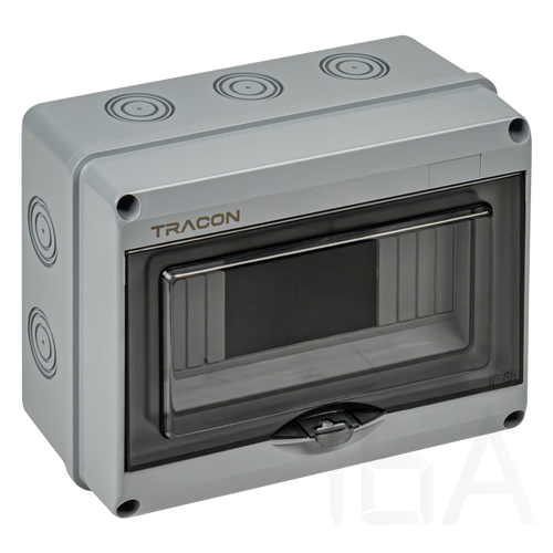 Tracon falon kívüli kiselosztó IP65, 1×8 modul, EDFKIP65U81