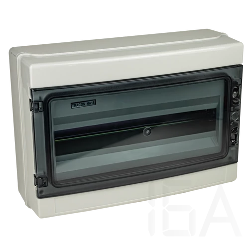 Tracon falon kívüli kiselosztó IP65, 1×18 modul, EDFKIP65-18/1