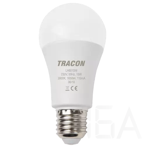 Tracon LA6015W Gömb búrájú LED fényforrás 15W