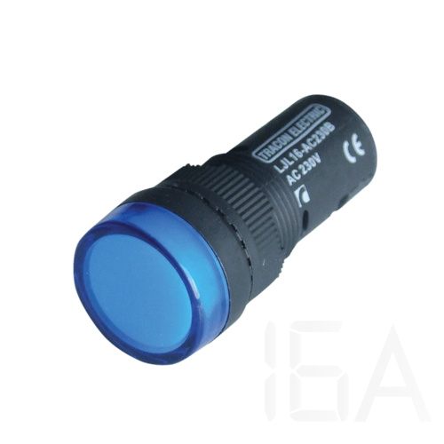 Tracon LED-es jelzőlámpa, kék, LJL16-BA