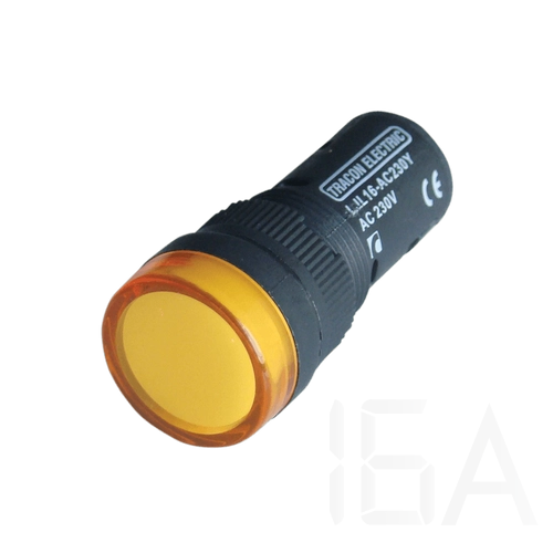 Tracon LED-es jelzőlámpa, sárga, LJL16-YC