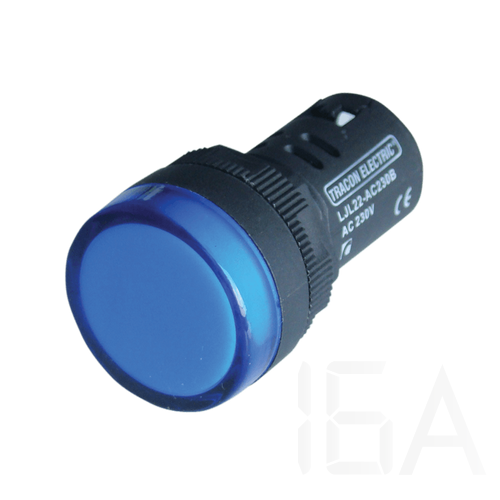 Tracon LED-es jelzőlámpa, kék, LJL22-BE