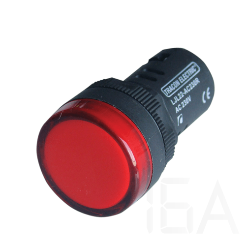 Tracon LED-es jelzőlámpa, piros, LJL22-RE