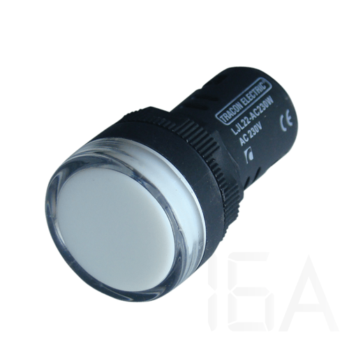 Tracon LED-es jelzőlámpa, fehér, LJL16-WA