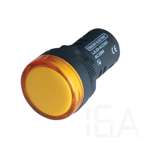 Tracon LED-es jelzőlámpa, sárga, LJL22-YC