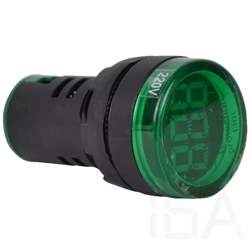 Tracon Feszültségmérő, LED jelzőfény, zöld, NYG3-VG