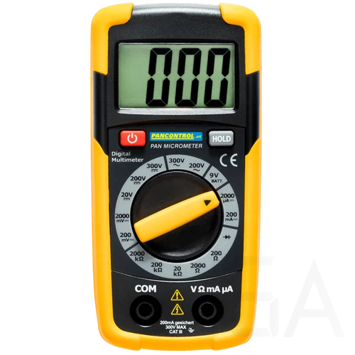 Pan Control Digitális multiméter, PANMICROMETER