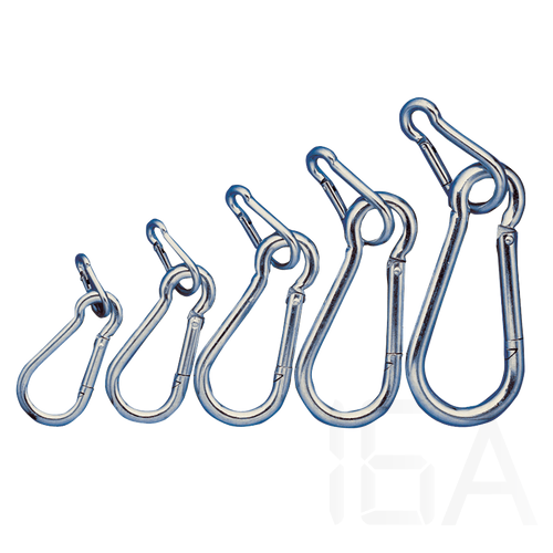 Tracon RKARA4 Karabiner, rugós, acél