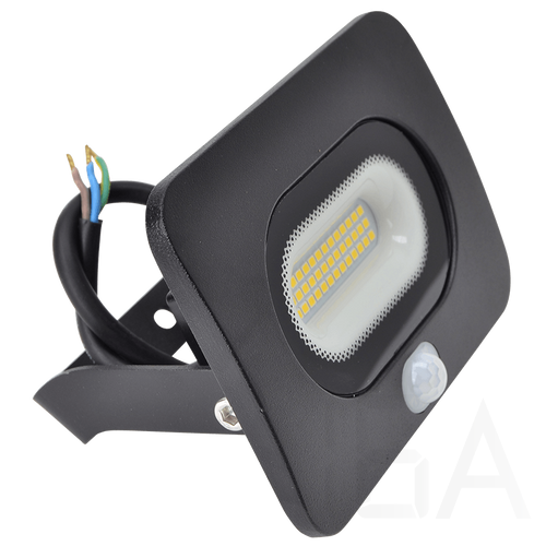Tracon mozgásérzékelős led reflektor fekete 20W 1500lm 4000K IP65, RSMDLM20