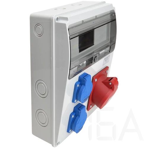 Tracon ipari doboz szerelt, vezeték nélkül, 2X(2P+F)+1x(5P32A) dugalj, IP44, TDB10-11M