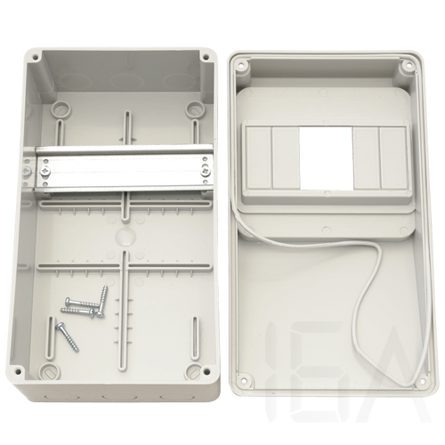 Tracon Ipari elosztó doboz szerelősínnel 6 modul, 230×130×105mm, IP55, TDB231377 Tracon Ipari elosztó doboz szerelősínnel 6 modul, 230×130×105mm, IP55, TDB231377