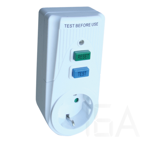 Tracon dugaljba dugható Áram-védőkapcsoló ( fi relé) adapter, oldalsó védőérintkezővel, TFGA-1