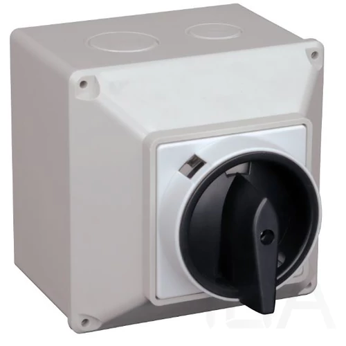 Tracon Tokozott főkapcsoló, BE-KI, 20A, 4P, 5.5kW, 64x64mm, TKF-20T