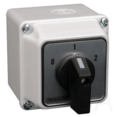 Tracon Tokozott Dahlander motor főkapcsoló, 32A, 11kW, 64x64mm, TKM-32/DT65