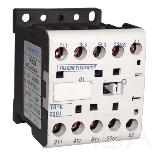 Tracon mágneskapcsoló 660V, 50Hz, 9A, 4kW, 48V AC, 3×NO+1×NO, TR1K0910E7