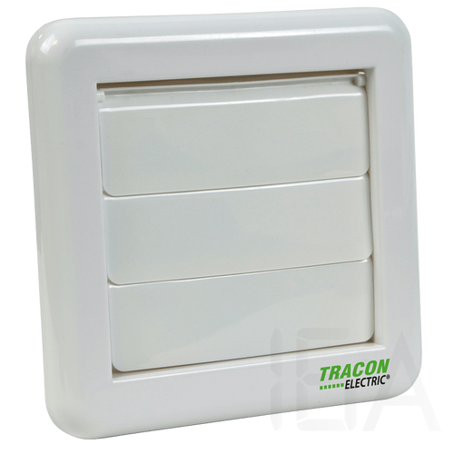 Tracon kültéri gravitációs zsalu fürdőszobai ventilátorhoz, VFG100