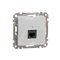 Schneider ÚJ SEDNA 1xRJ45 Cat5e UTP aljzat, alumínium, SDD113451