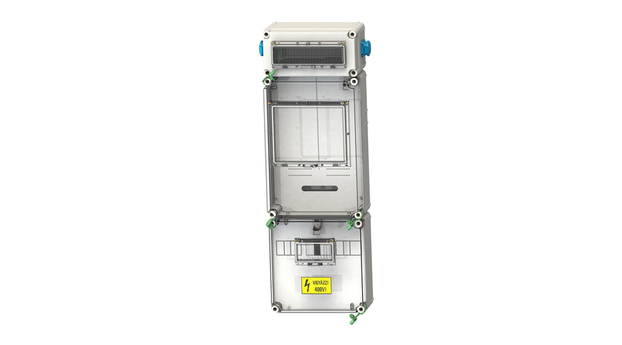 Csatári Plast PVT 3075 Fm-SZ ÁK 12-1D fogyasztásmérő szekrény